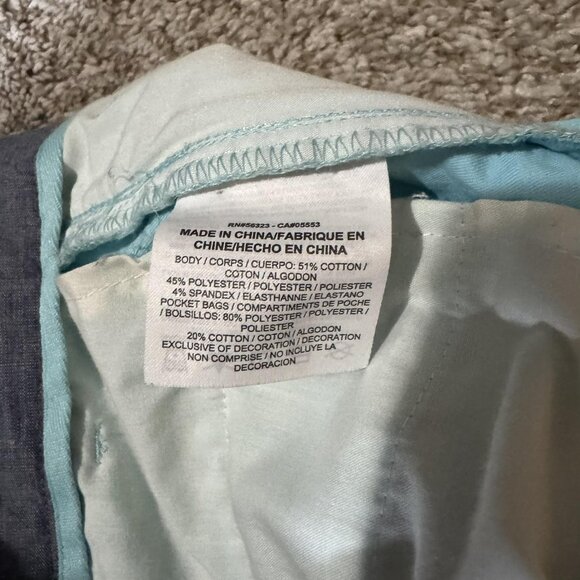 Nike Golf Shorts Mens 28 Light Teal Modern Fit Dri-Fit Performance Chino Stretch - Picture 5 of 9